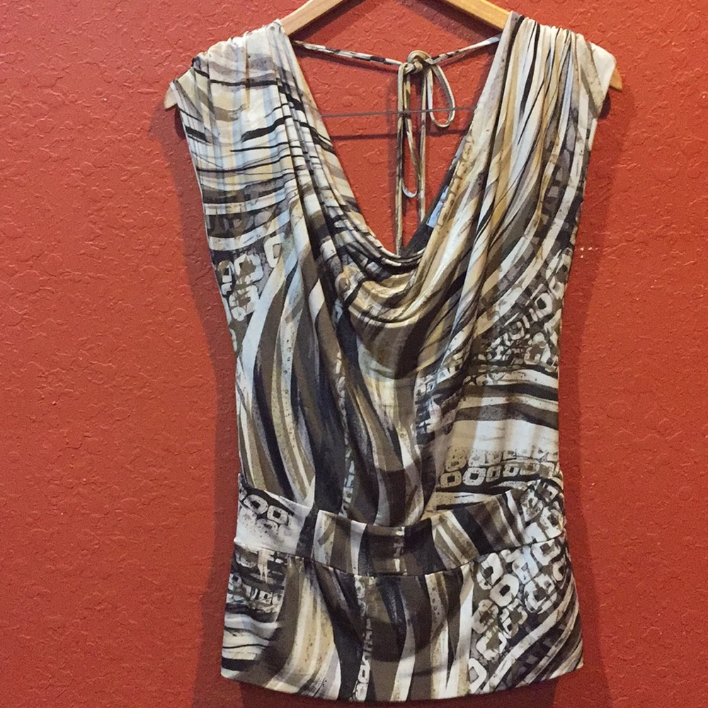 Open back Cache Blouse